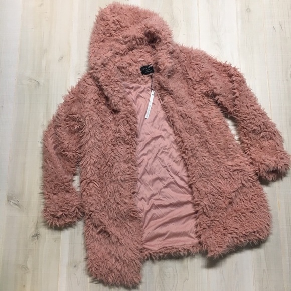 love tree fluffy jacket